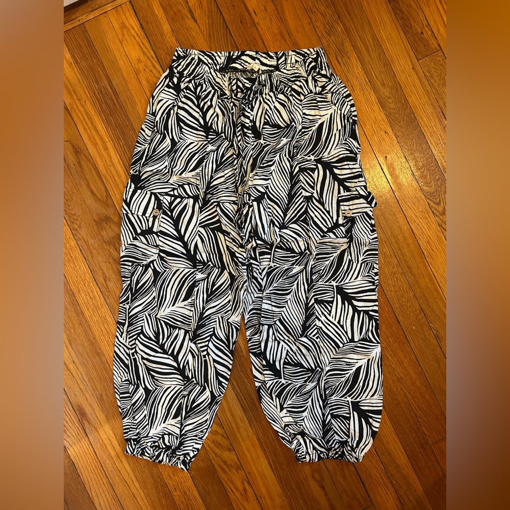 NWOT Christian Siriano Linen Pants